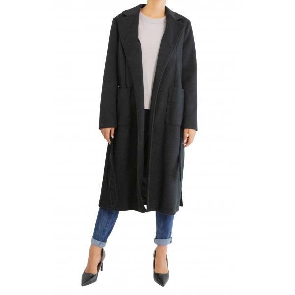 Cappotto con cinta Please